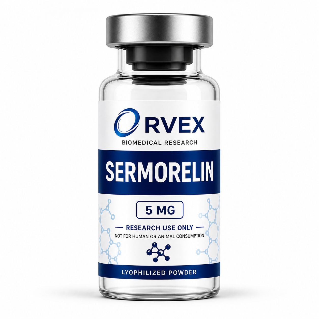 Sermorelin 5mg – Research-Grade Peptide